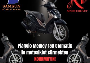 Samsun'da Otomatik Vites Motosiklet Ehliyet Alma Dönemi Başladı - Bize Ulaşın 